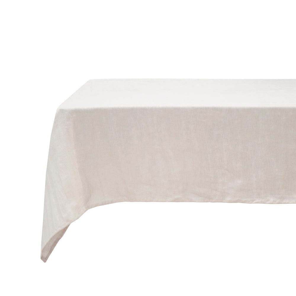 Bambury Tea Towels Pebble Bambury | Linen Tablecloth 150x275cm