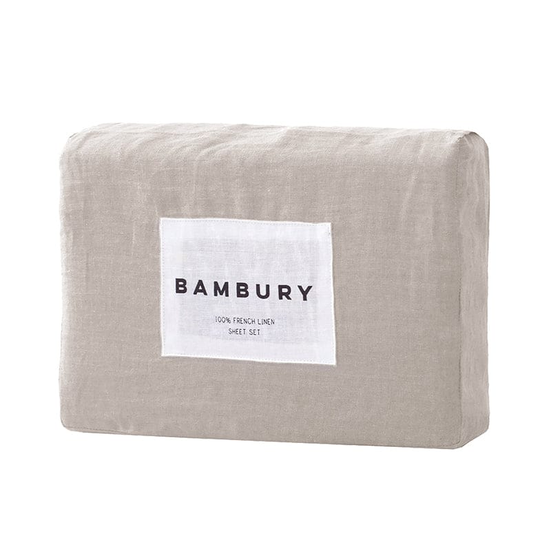 Bambury Bed Sheets Pebble / King Bambury |  Linen Sheet Set