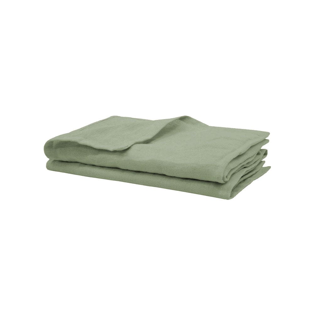 Bambury Tea Towels Sage Bambury | Linen 2pc Napkin Set 45x45cm