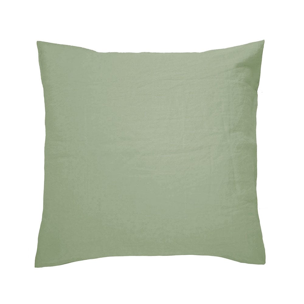 Bambury Pillowcase Sage Bambury | Linen Euro Pillowcase