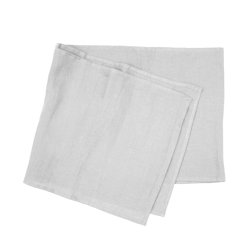 Bambury Tea Towels Silver Bambury | Linen Table Runner 35x180cm