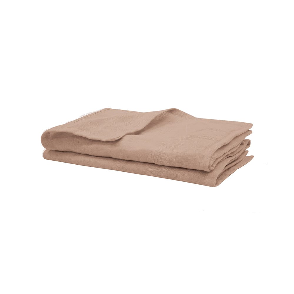 Bambury Tea Towels Tea Rose Bambury | Linen 2pc Napkin Set 45x45cm