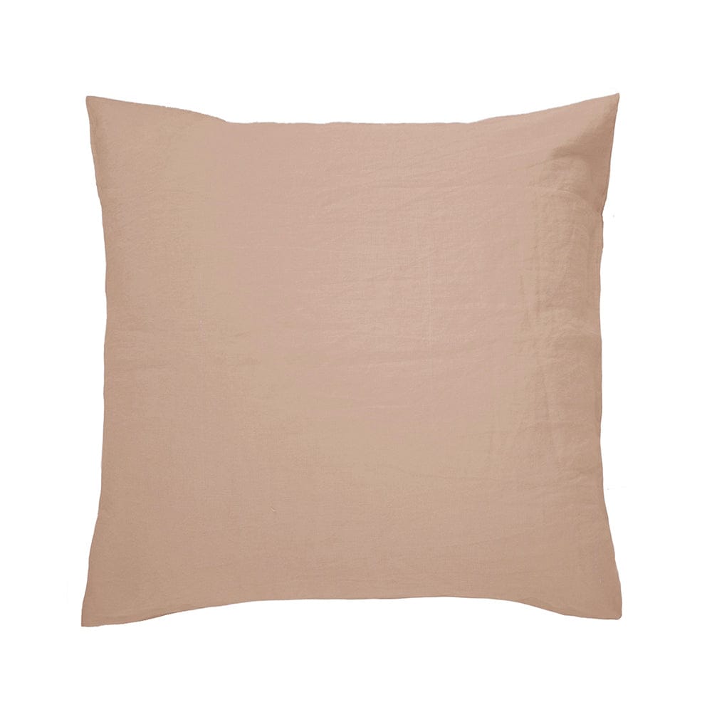 Bambury Pillowcase Tea Rose Bambury | Linen Euro Pillowcase