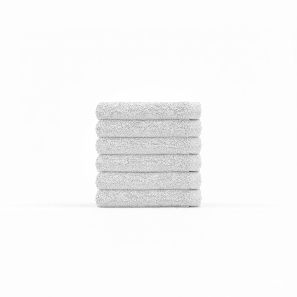 Bambury Bathroom Towel Sets White Bambury | Chateau 6pack Face Washer 33x33cm