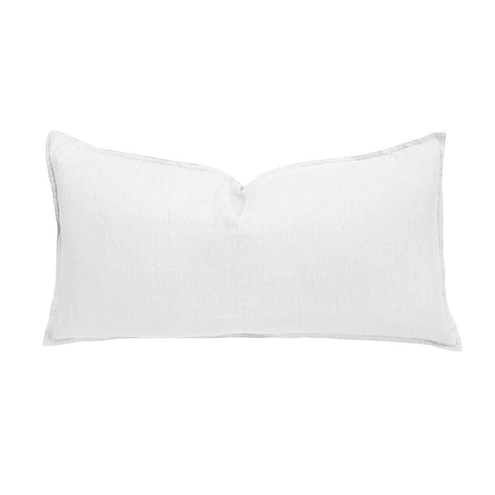 Bambury Pillows/Cushions White Bambury | Linen Rectangle Cushion