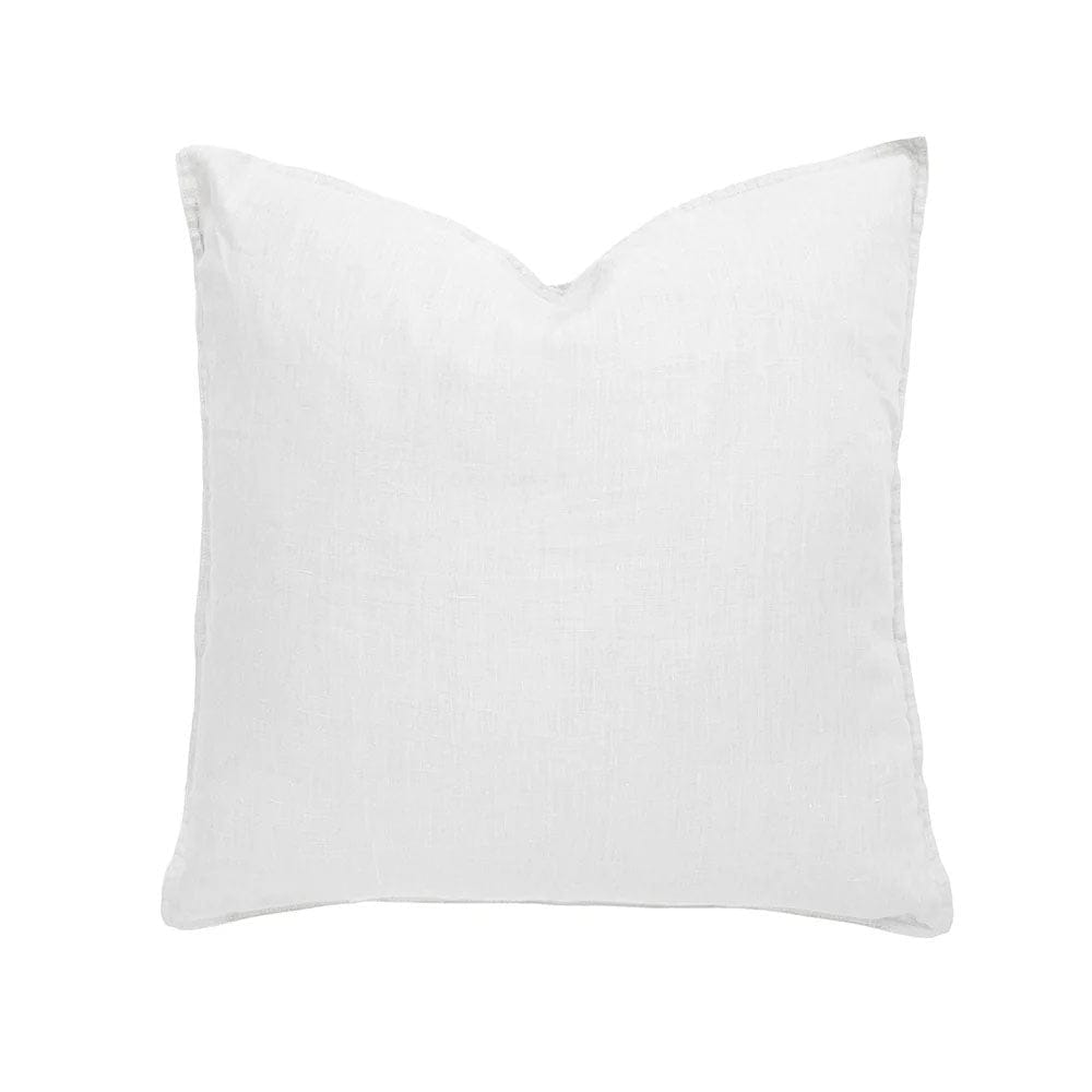 Bambury Pillows/Cushions White Bambury | Linen Square Cushion