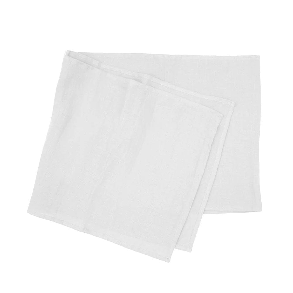 Bambury Tea Towels White Bambury | Linen Table Runner 35x180cm