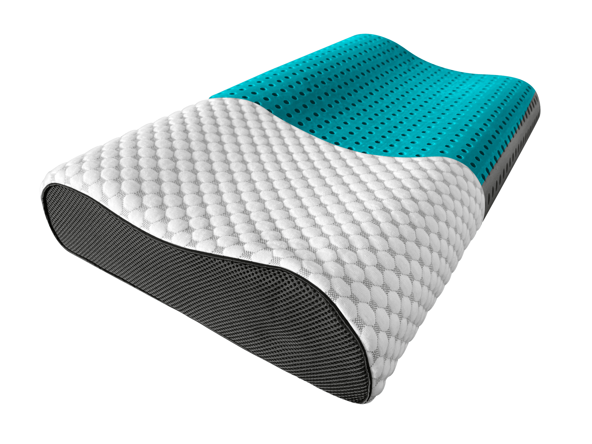 Bas Phillips Pillows/Cushions BAS PHILLIPS | AIR FLEX CHARCOAL INFUSED MF PILLOW WITH GEL LAYER
