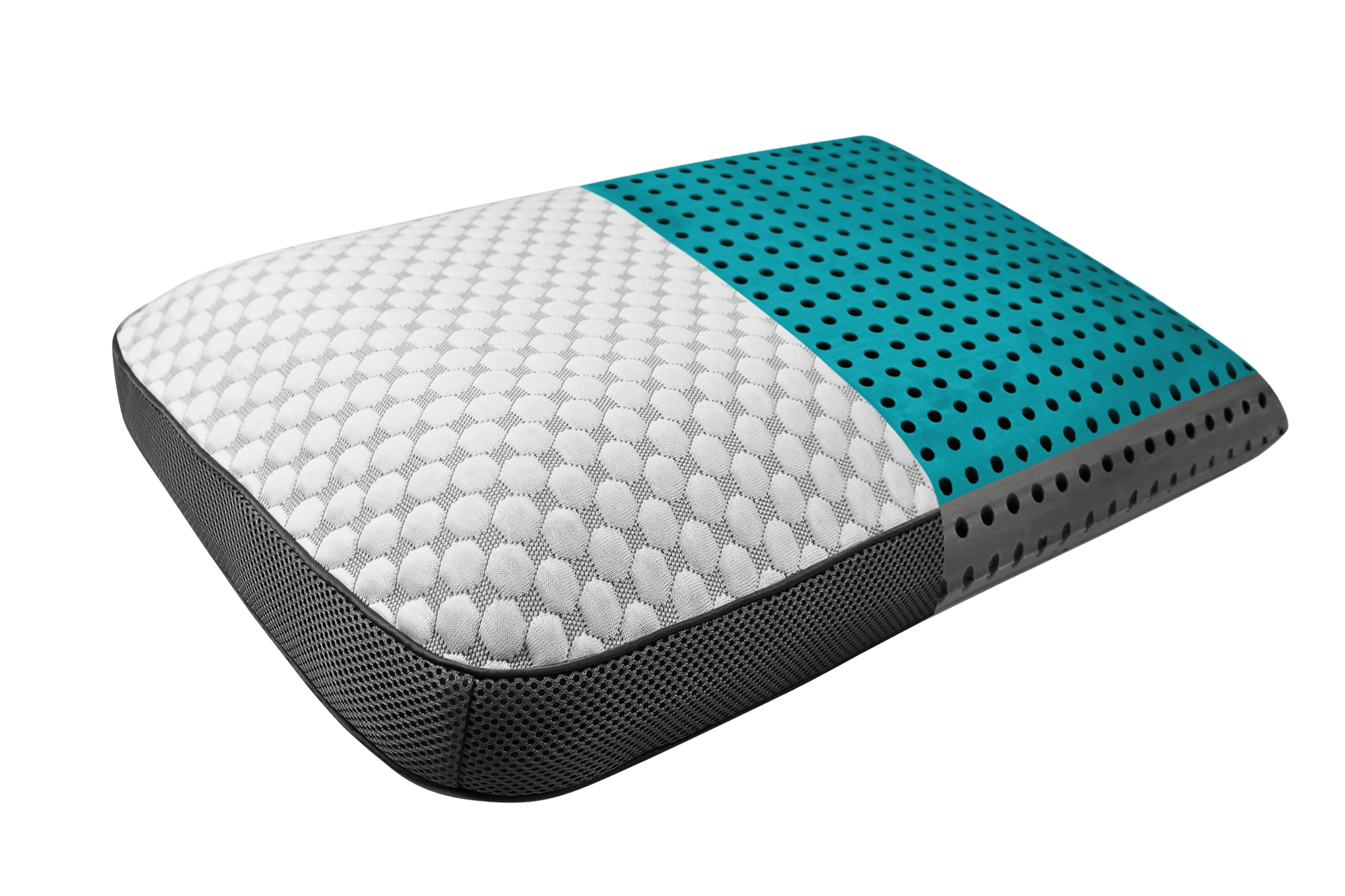 Bas Phillips Pillows/Cushions BAS PHILLIPS | AIR FLEX CHARCOAL INFUSED MF PILLOW WITH GEL LAYER