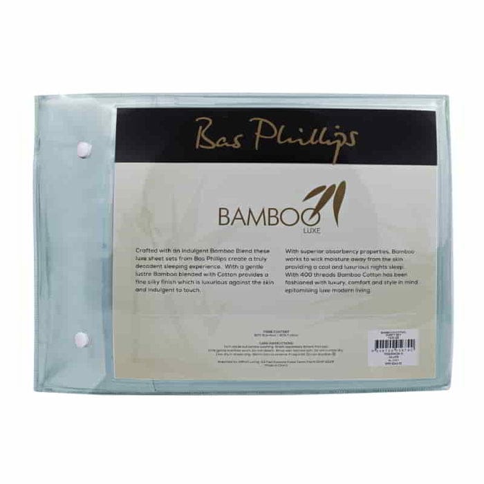 Bas Phillips Bed Sheets Bas Phillips Bamboo & Cotton 400TC Blend Sheet Set - BLUE DREAM