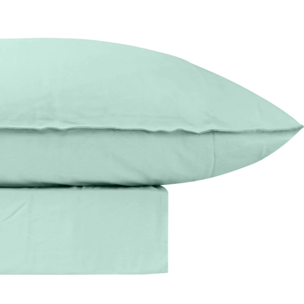 Bas Phillips Quilt Cover Bas Phillips Bamboo Linen Quilt Cover Set - Atalntic Mint