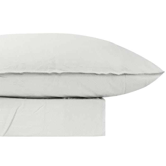 Bas Phillips Bed Sheets Bas Phillips Bamboo Linen Sheet Set - Silver Oasis