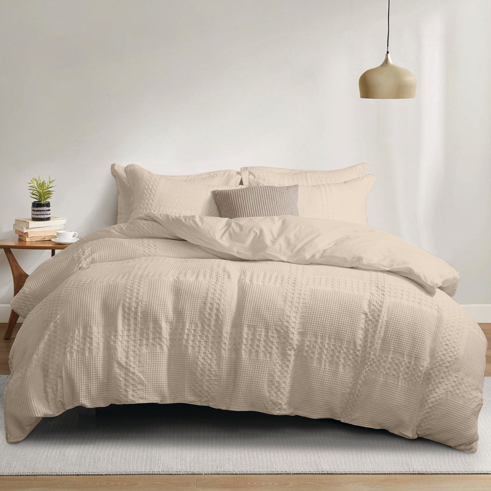 Bas Phillips Quilt Cover BAS PHILLIPS | BERKSHIRE COTTON WAFFLE QUILT COVER SET