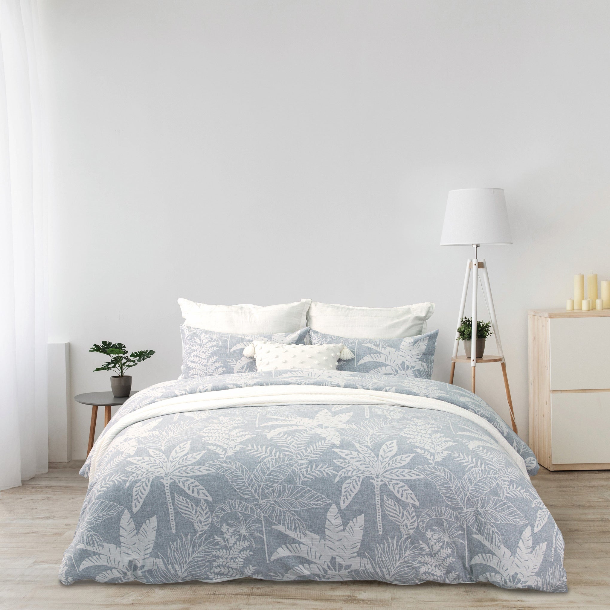 Bas Phillips Quilt Cover BAS PHILLIPS | BIARRITZ COTTON JACQUARD QUILT COVER SET