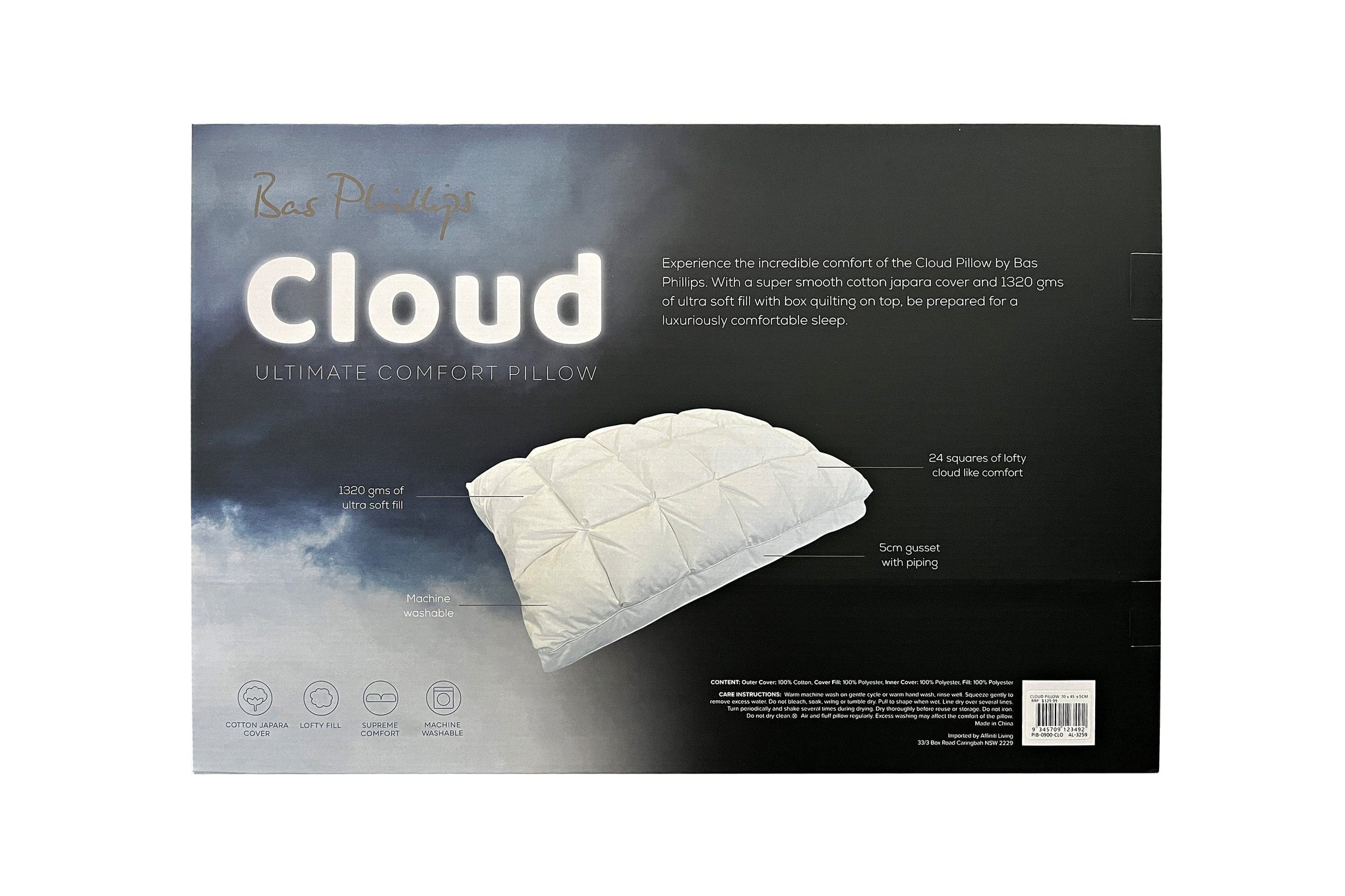 Bas Phillips Pillows/Cushions BAS PHILLIPS | CLOUD STANDARD PILLOW