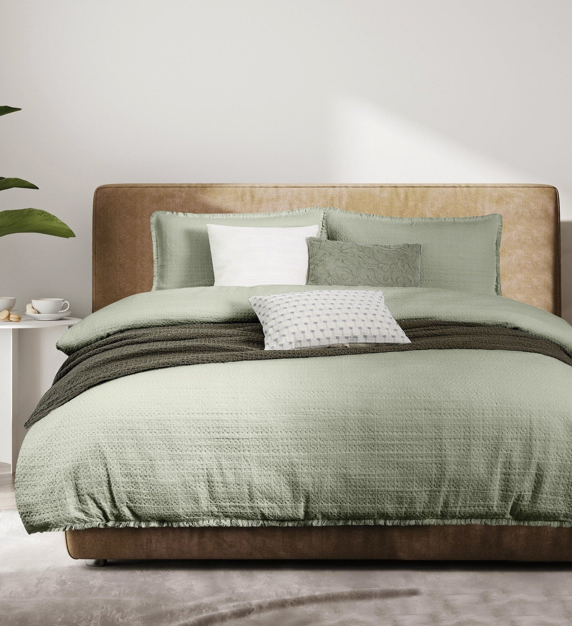 Bas Phillips Quilt Cover BAS PHILLIPS | HAVEN COTTON WAFFLE QUILT COVER SET