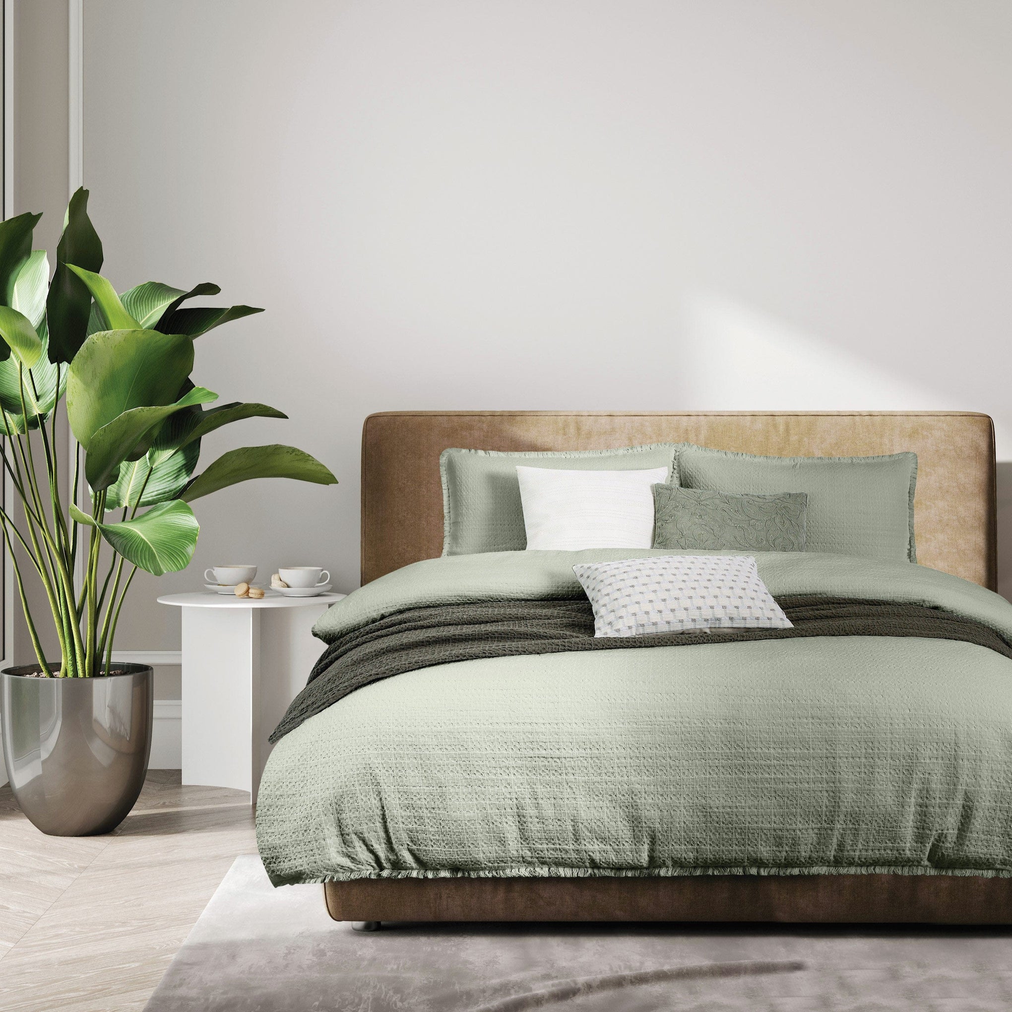 Bas Phillips Quilt Cover BAS PHILLIPS | HAVEN COTTON WAFFLE QUILT COVER SET