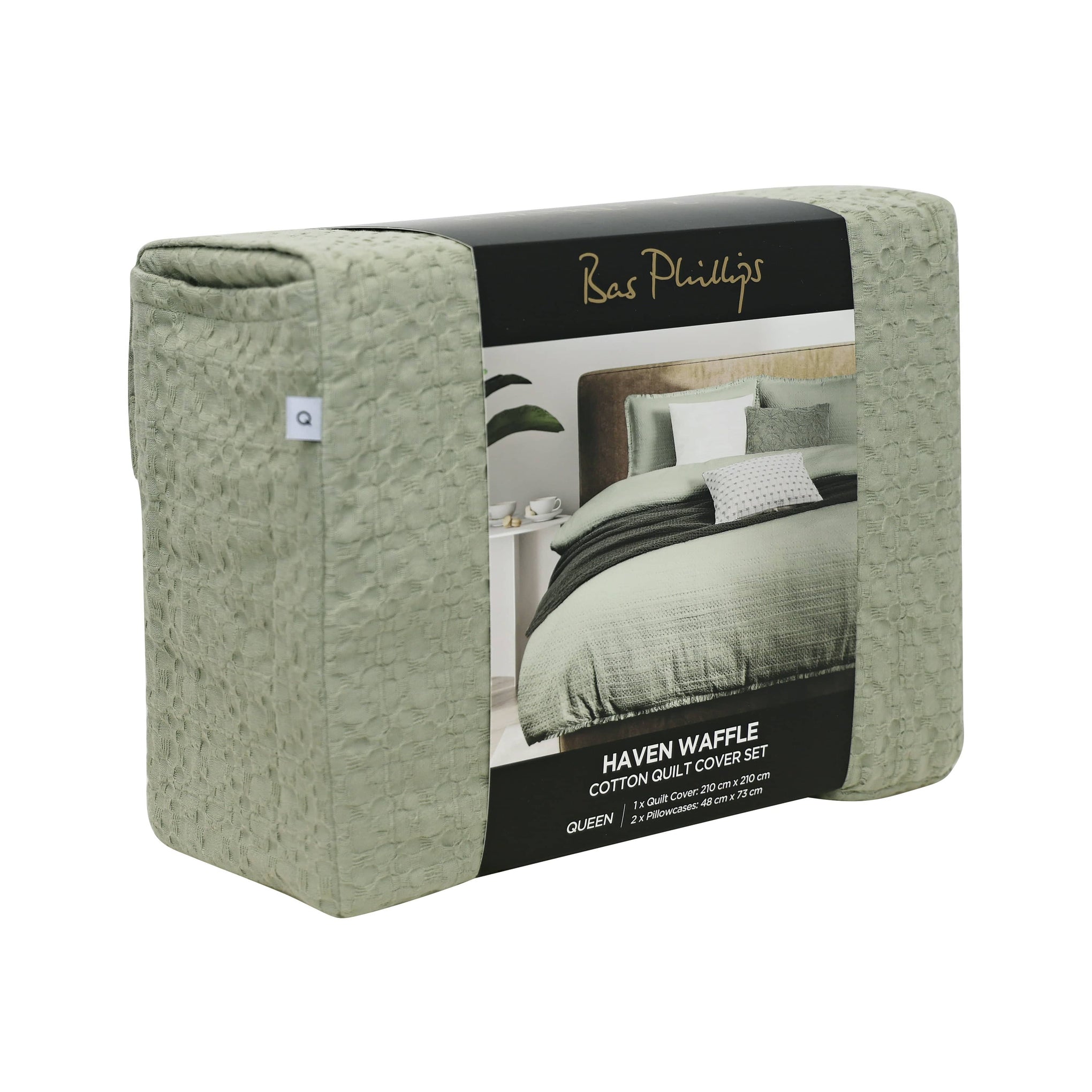 Bas Phillips Quilt Cover BAS PHILLIPS | HAVEN COTTON WAFFLE QUILT COVER SET