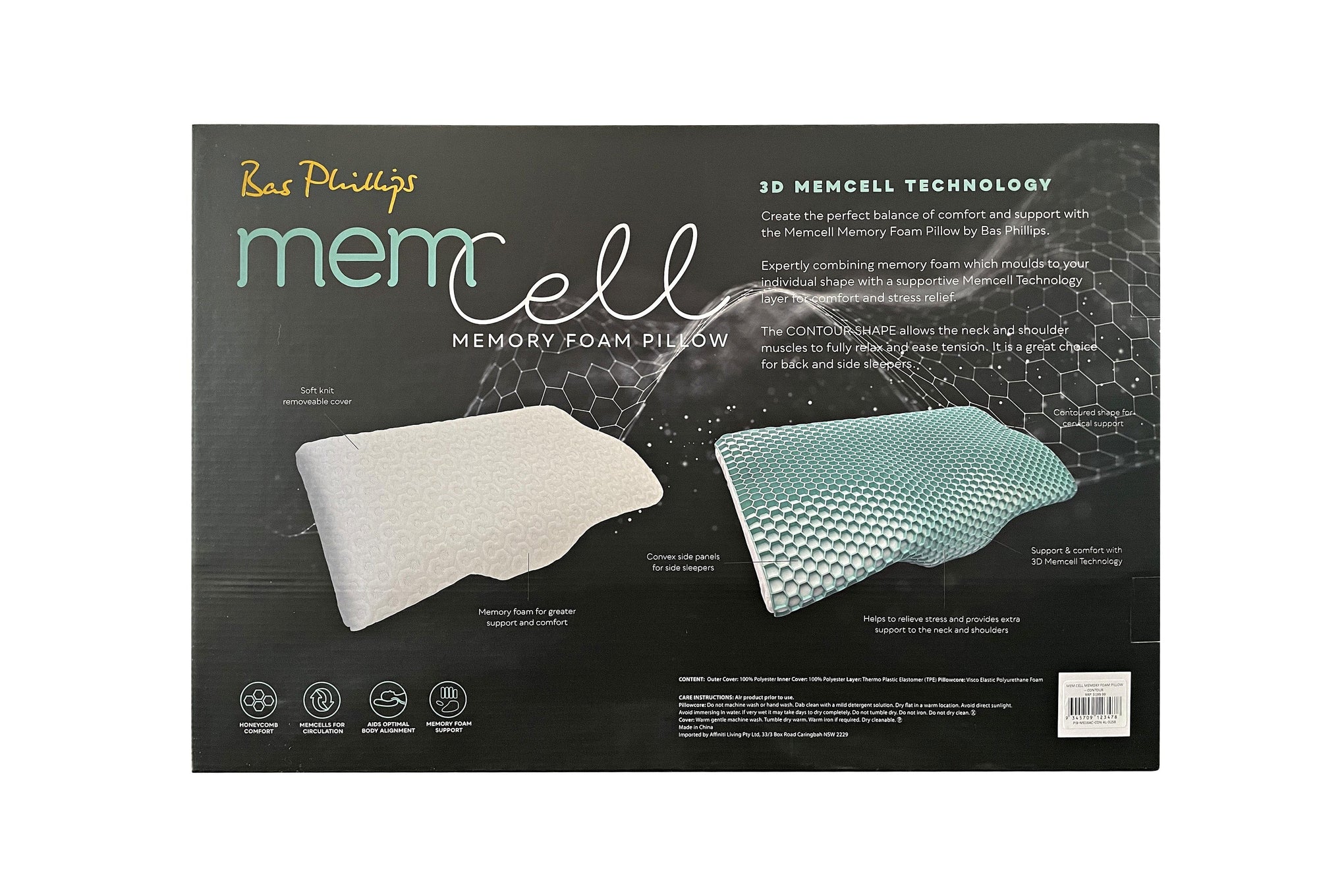 Bas Phillips Pillows/Cushions BAS PHILLIPS | MEM CELL PILLOW-CONTOUR