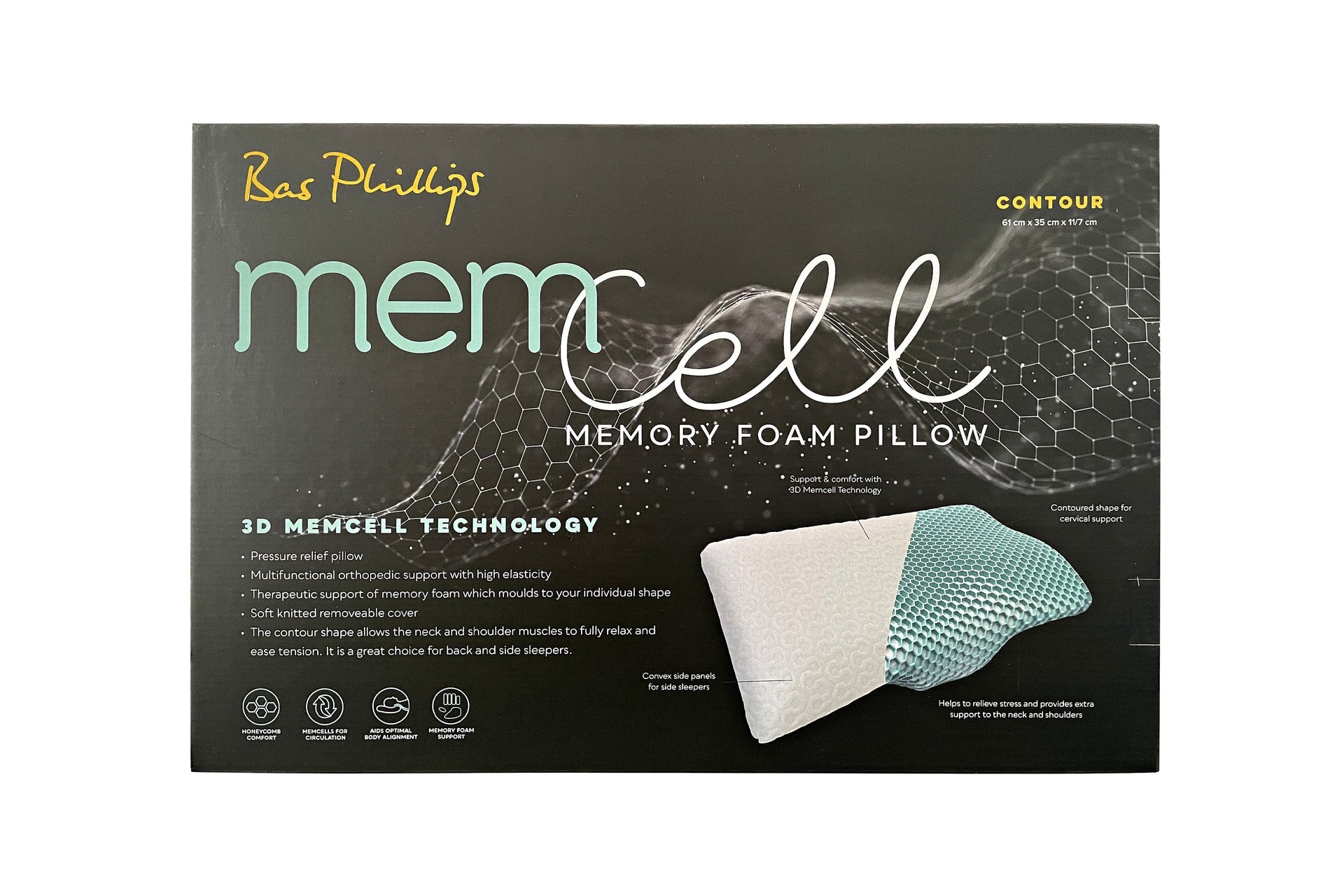 Bas Phillips Pillows/Cushions BAS PHILLIPS | MEM CELL PILLOW-CONTOUR