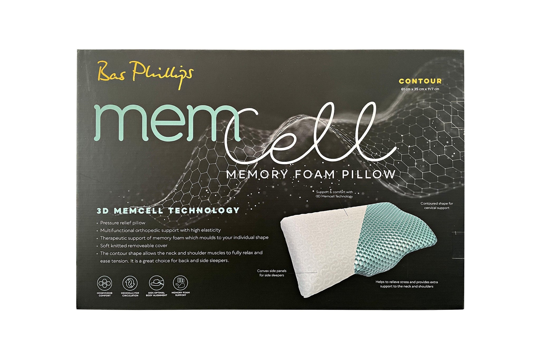 Bas Phillips Pillows/Cushions BAS PHILLIPS | MEM CELL PILLOW-CONTOUR