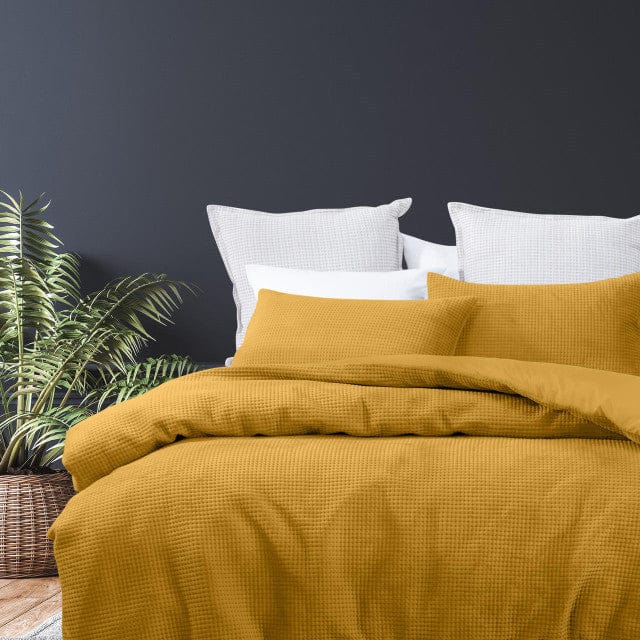 Bas Phillips Quilt Cover Bas Phillips Nathaniel Ultrasonic Quilt Cover Set - SUNSHINE