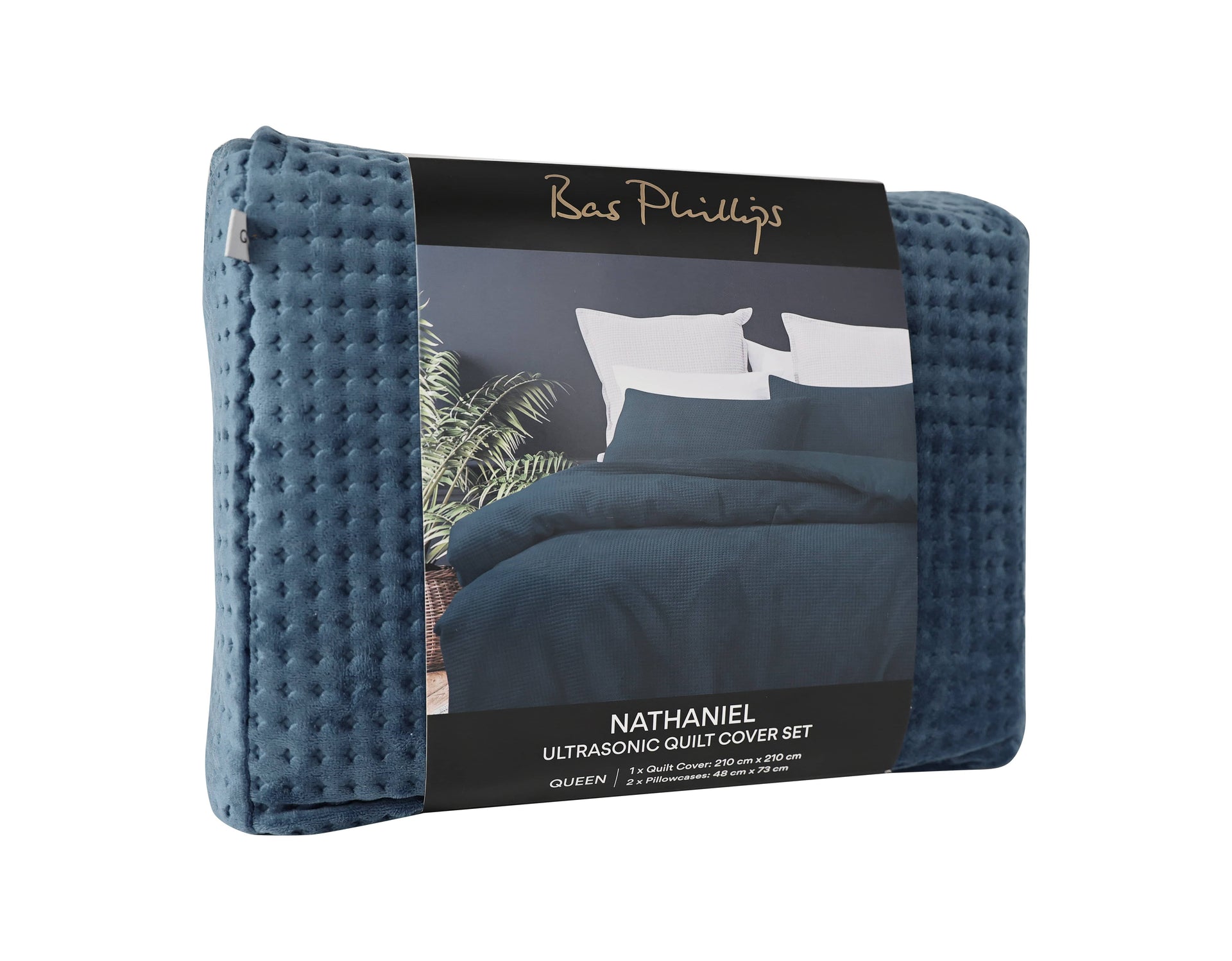 Bas Phillips Quilt Cover BAS PHILLIPS | NATHANIEL UTLRASONIC QUILT COVER SET