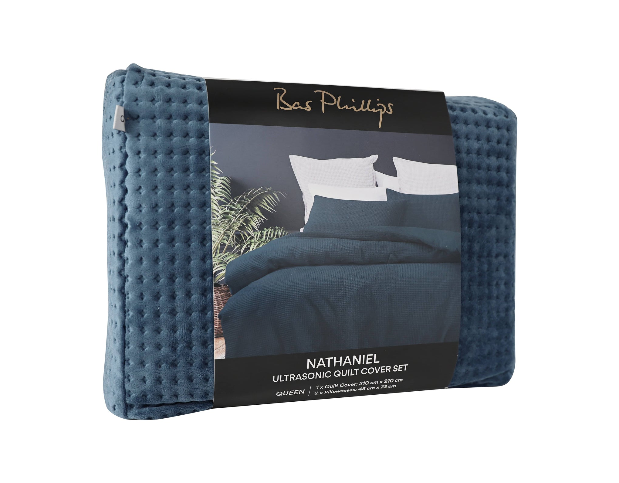 Bas Phillips Quilt Cover BAS PHILLIPS | NATHANIEL UTLRASONIC QUILT COVER SET
