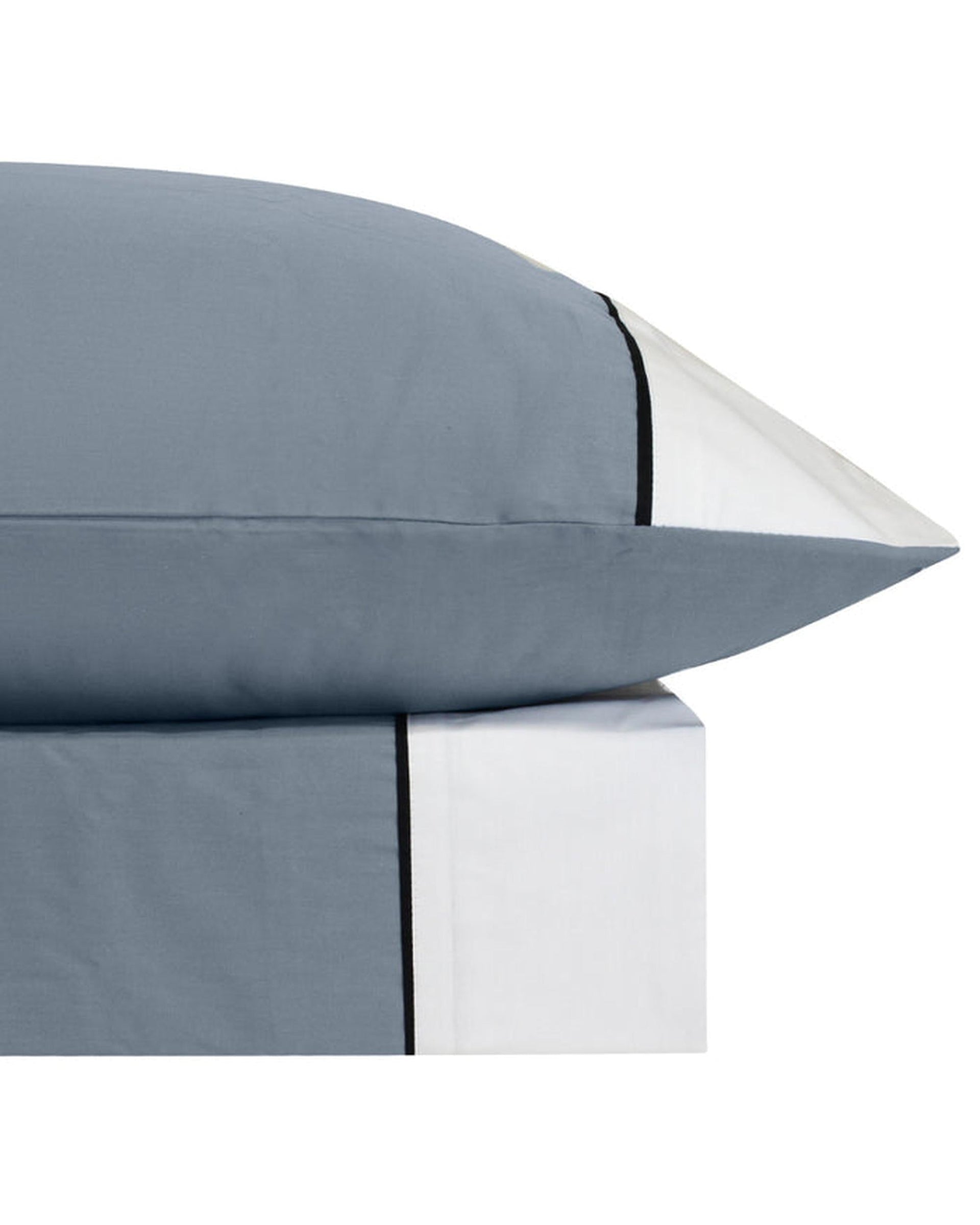 Bas Phillips Quilt Cover Bas Phillips New York Quilt Cover Set - Mercury/White
