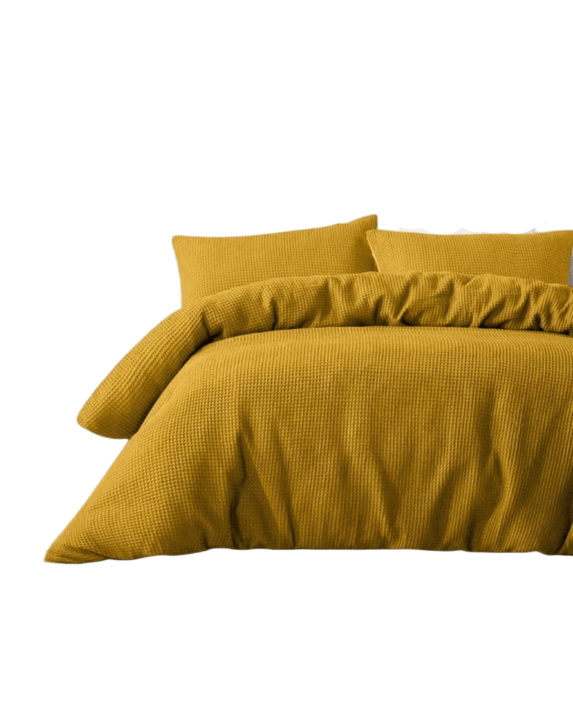 Bas Phillips Quilt Cover Bas Phillips Premier Cotton Waffle Quilt Cover Set - GINGER
