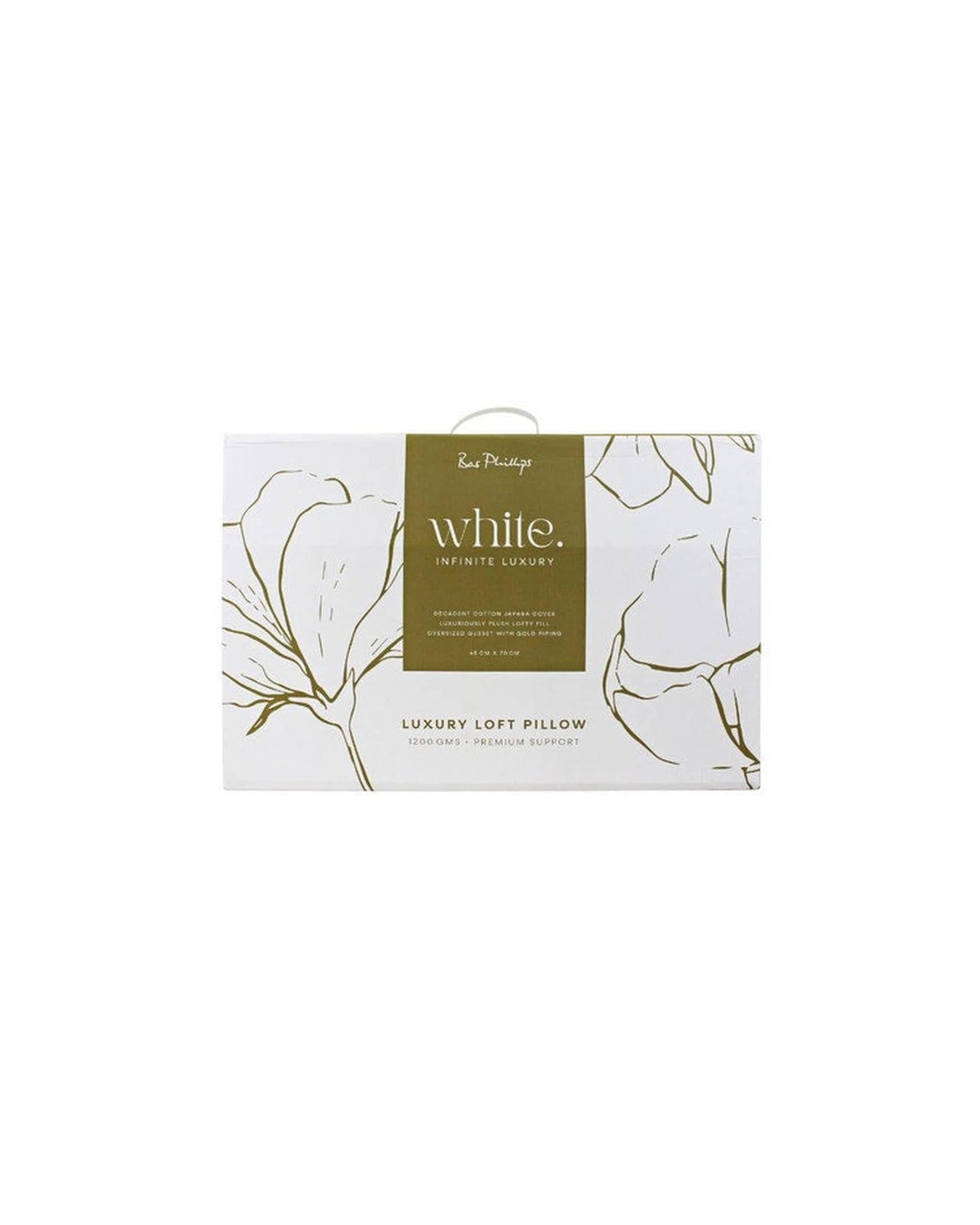 Bas Phillips Pillows/Cushions Bas Phillips Premium Loft Pillow - 1200gms