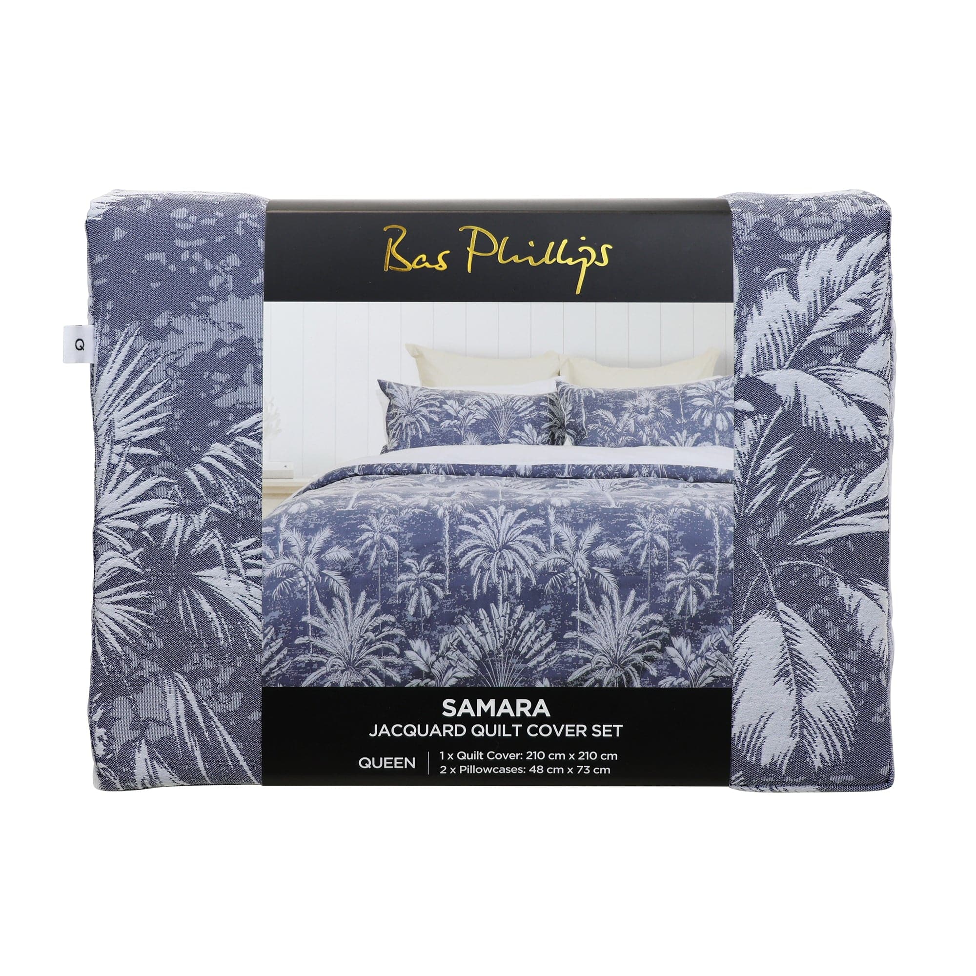 Bas Phillips Quilt Cover BAS PHILLIPS | SAMARA JACQUARD QUILT COVER SET