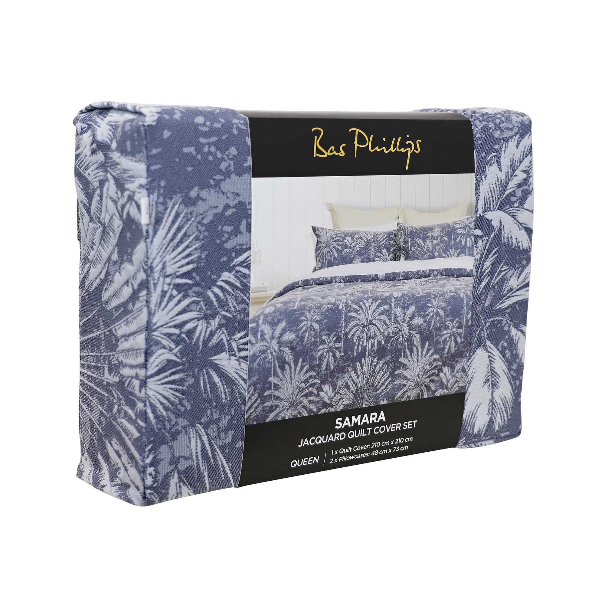 Bas Phillips Quilt Cover BAS PHILLIPS | SAMARA JACQUARD QUILT COVER SET