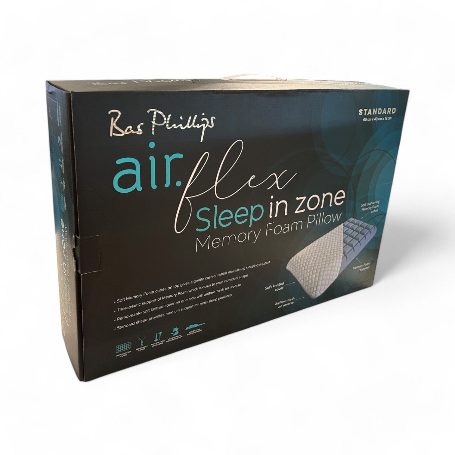 Bas Phillips Pillows/Cushions BAS PHILLIPS | SLEEP IN ZONE MEMORY FOAM PILLOW