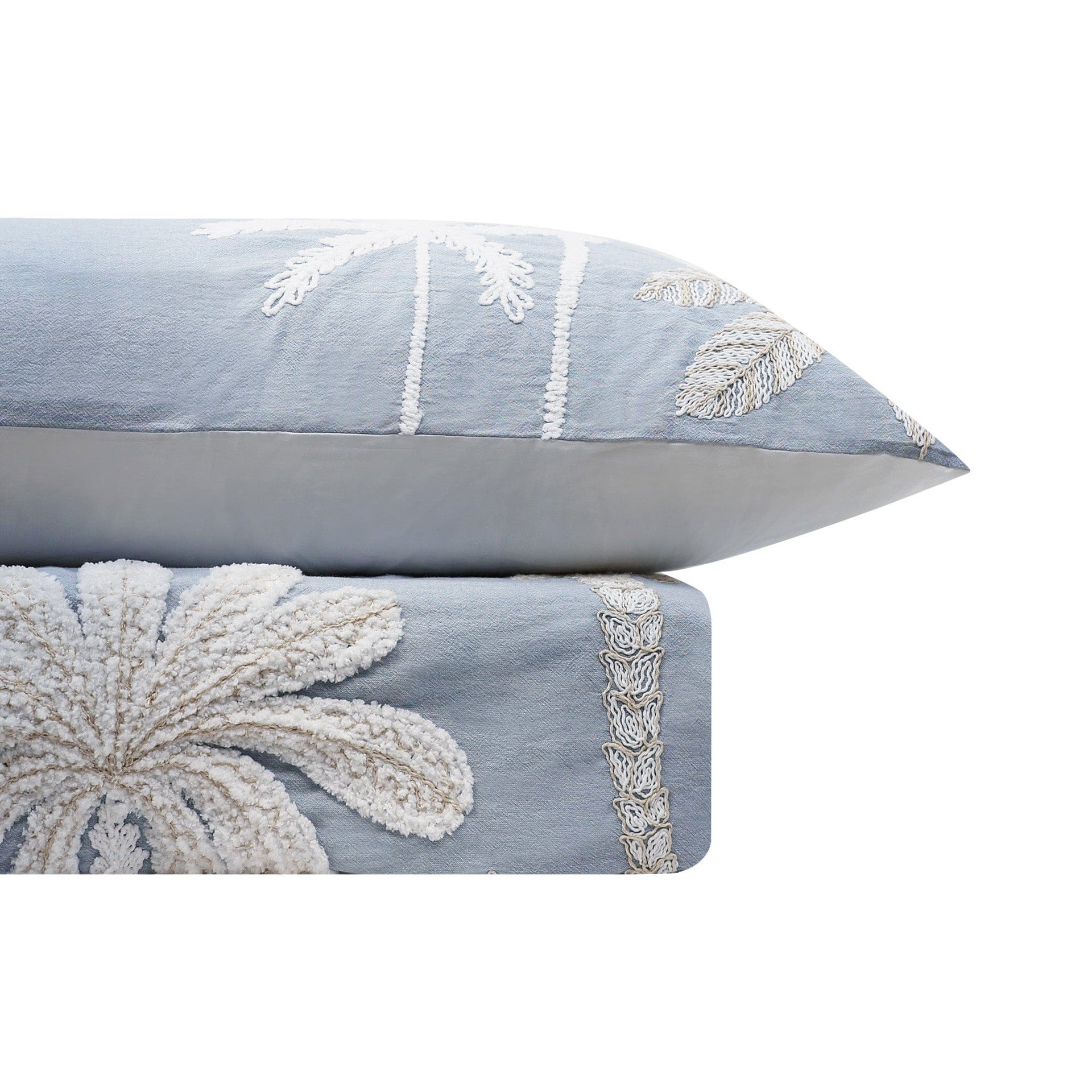 Bas Phillips Quilt Cover BAS PHILLIPS | TAMARAMA COTTON EMBROIDERED QUILT COVER SET