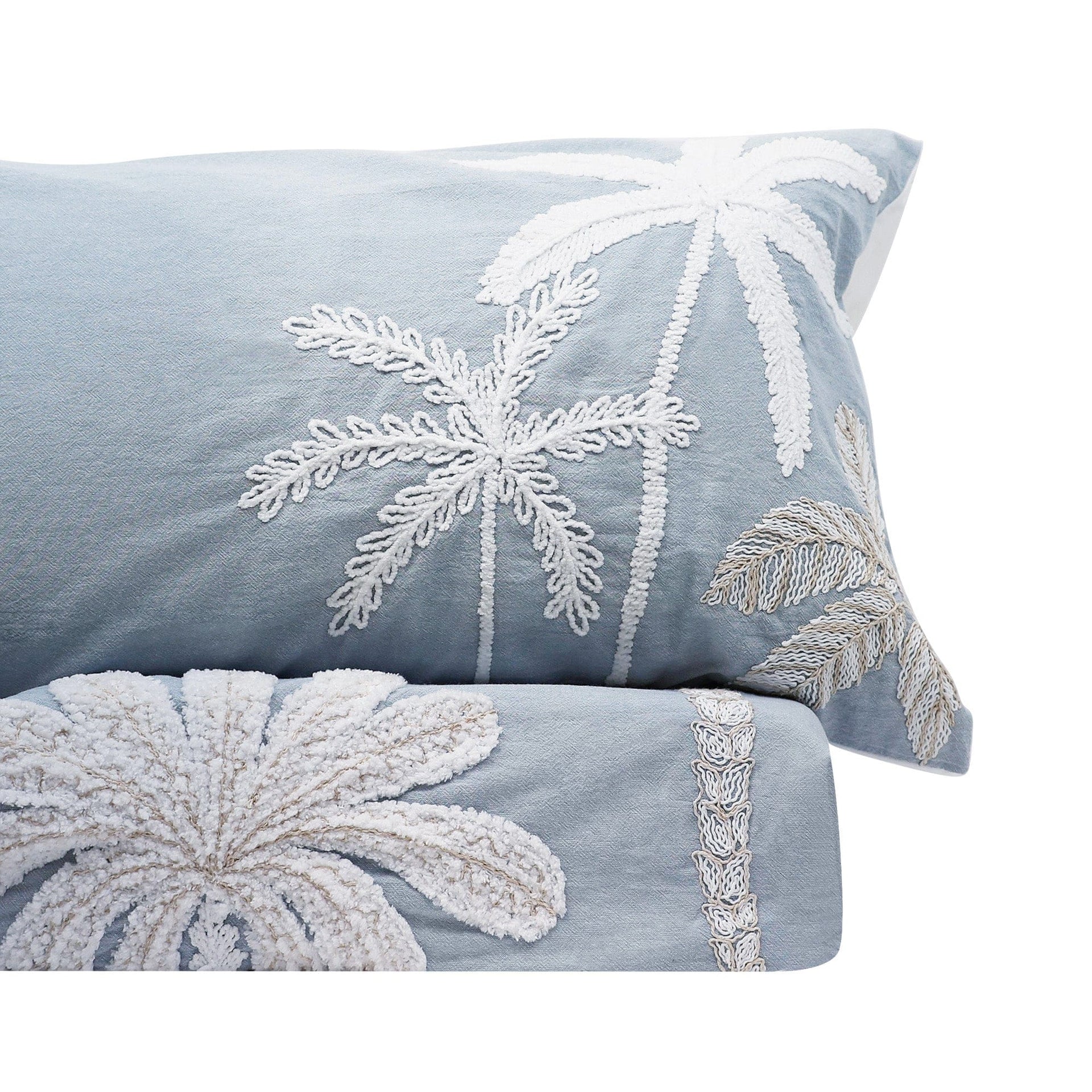 Bas Phillips Quilt Cover BAS PHILLIPS | TAMARAMA COTTON EMBROIDERED QUILT COVER SET