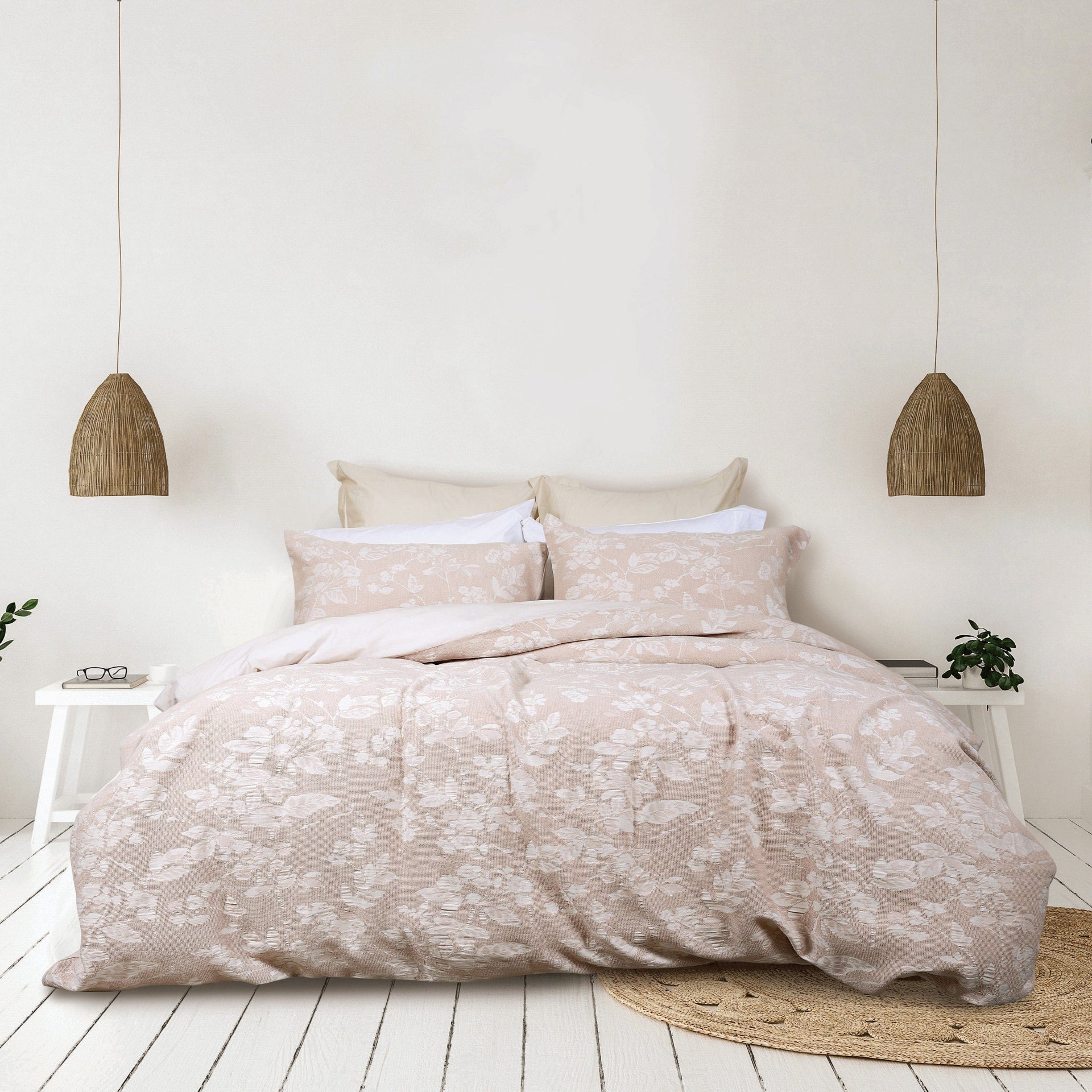 Bas Phillips Quilt Cover BAS PHILLIPS | WILLOW COTTON JACQUARD QUILT COVER SET