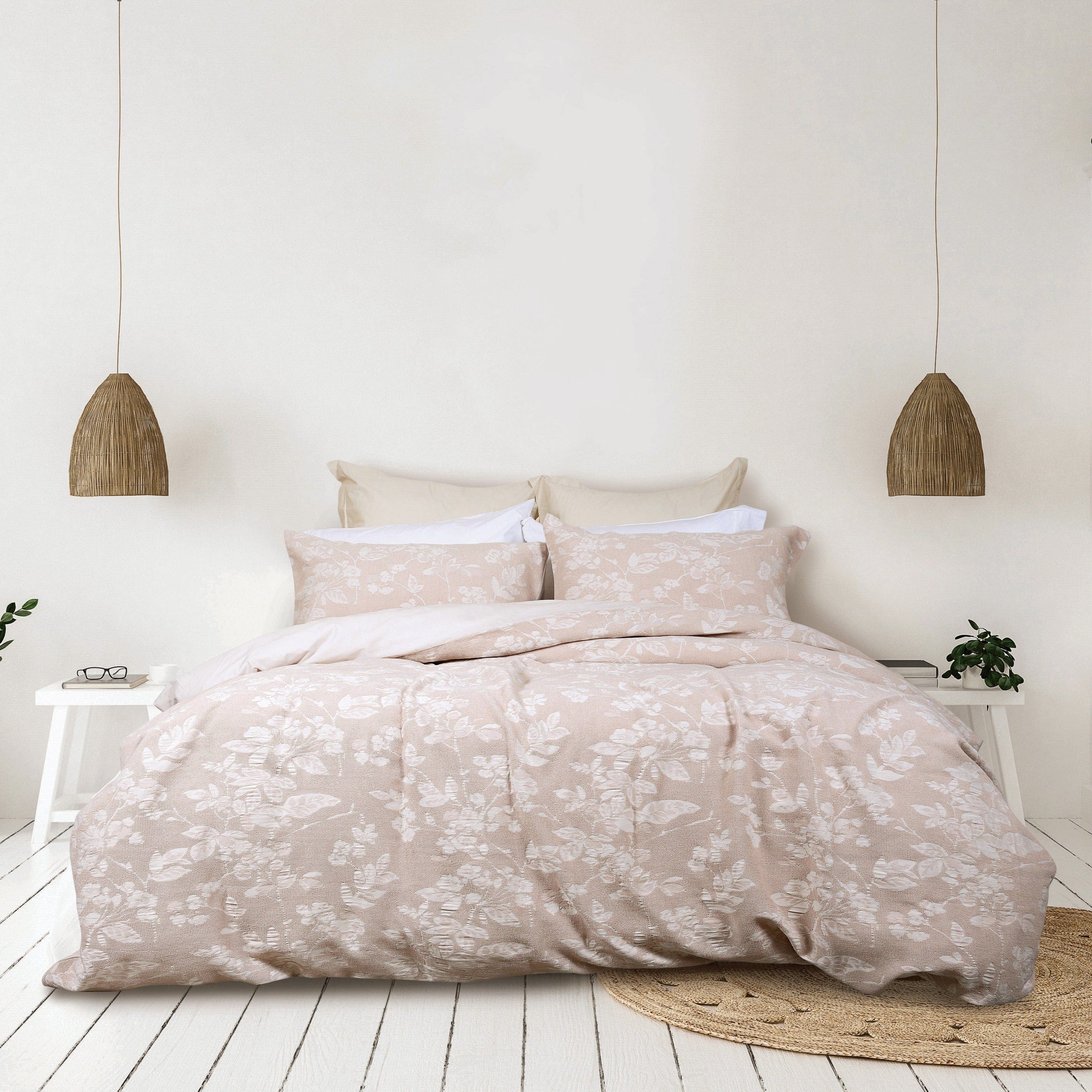 Bas Phillips Quilt Cover BAS PHILLIPS | WILLOW COTTON JACQUARD QUILT COVER SET