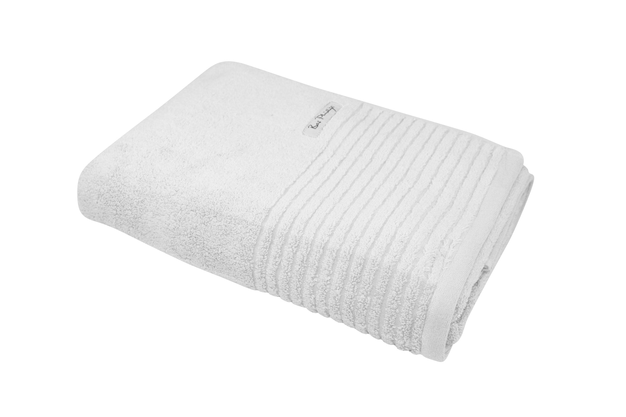 Bas Phillips Bath Sheet WHITE Bas Phillips | HAYMAN ZERO TWIST TOWEL COLLECTION- 600GSM