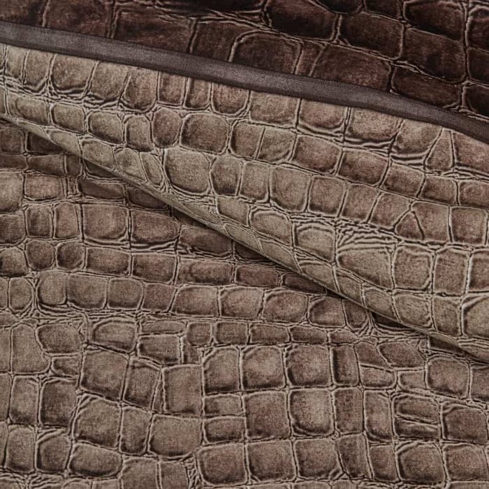 Bedding House Quilt Cover Bedding House  Croco Brown Quilt Cover Set