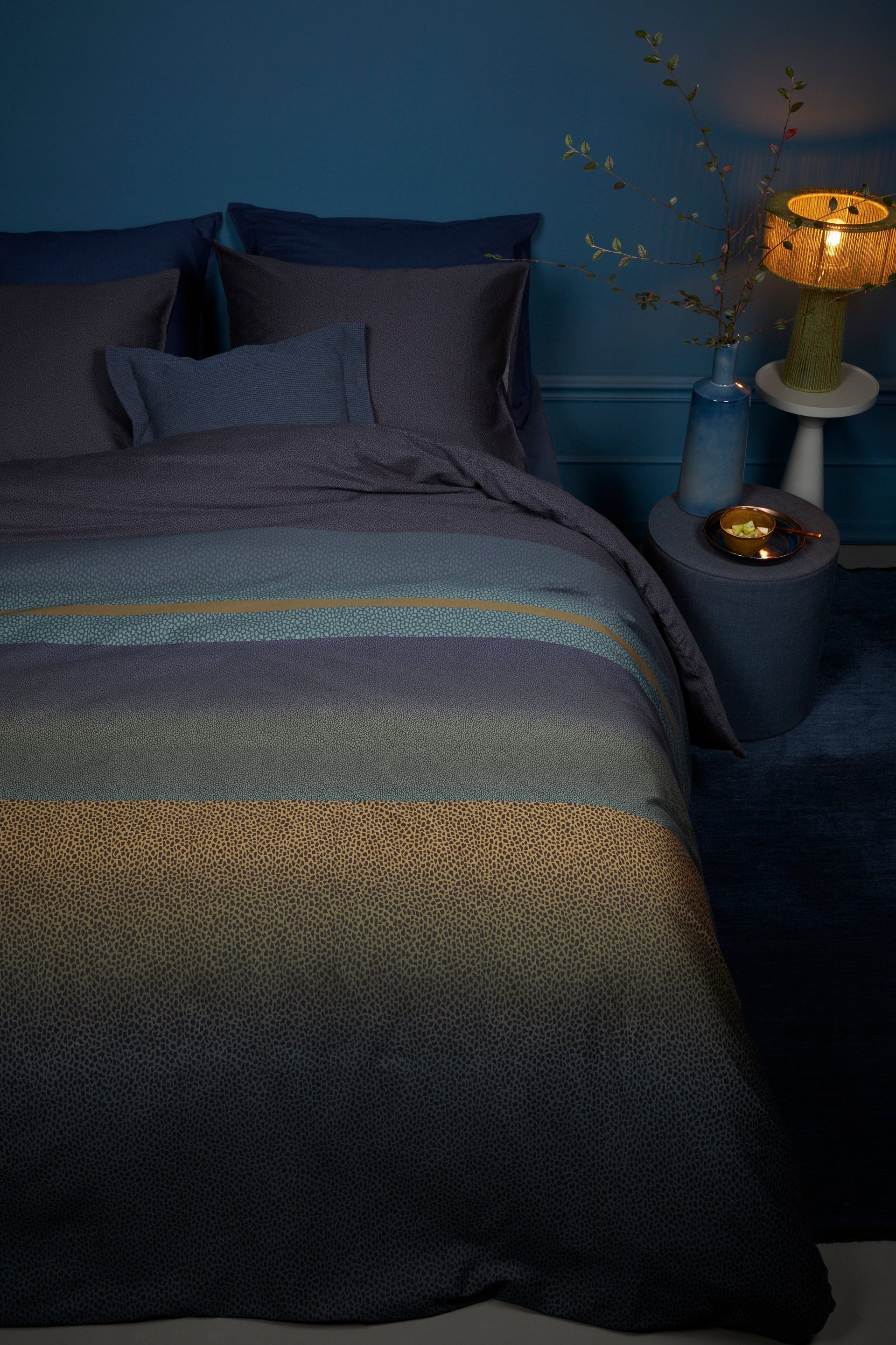 Bedding House Quilt Cover Bedding House Lenny Blue Quilt Cover Set