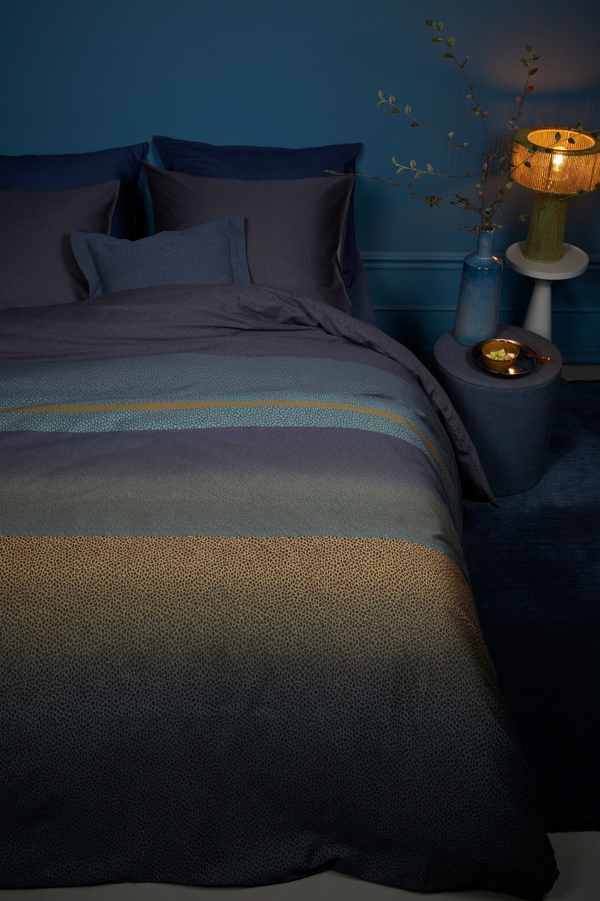 Bedding House Quilt Cover Bedding House Lenny Blue Quilt Cover Set