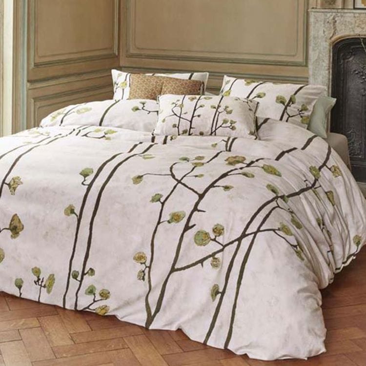 Bedding House Quilt Cover Bedding House Van Gogh Plum Blossoms Sand Cotton Sateen Quilt Cover Set