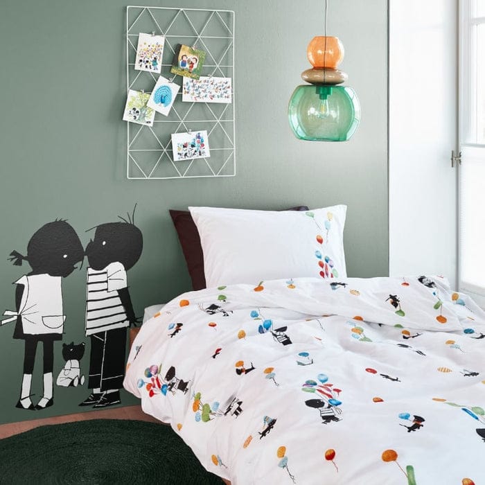 Bedding House Quilt Cover Single Bedding House Kids Cotton Quilt Cover Sets - FREE PASTEL