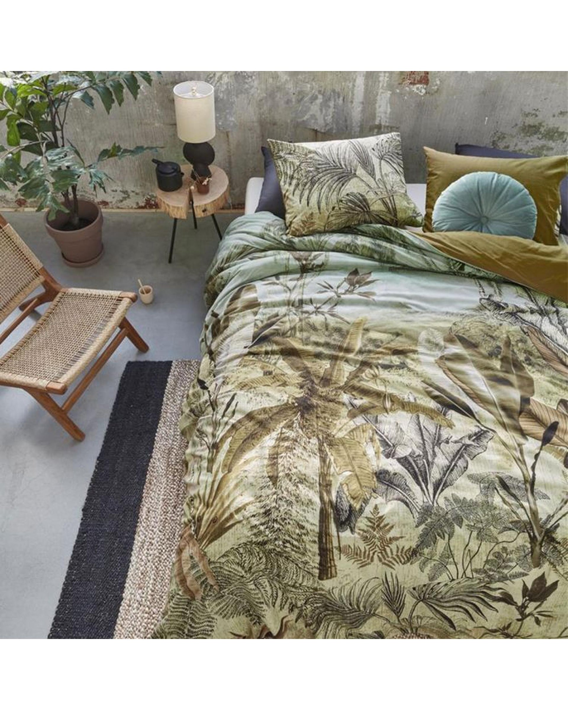 Bedding House Banda Green Quilt Cover Set Bedding House