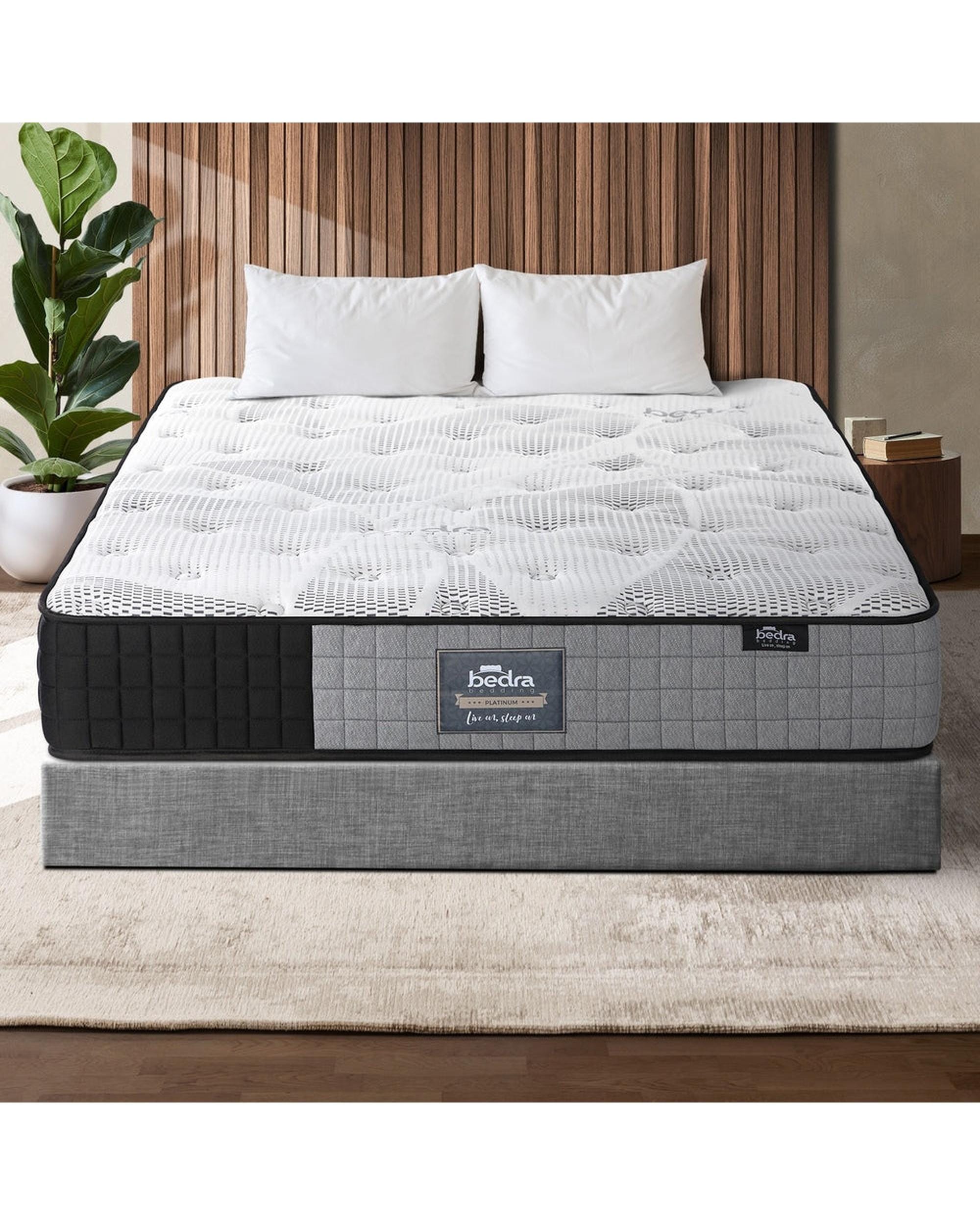 Bedra Mattresses BAY Mattress Tight Top Foam Pocketed Springs 24cm