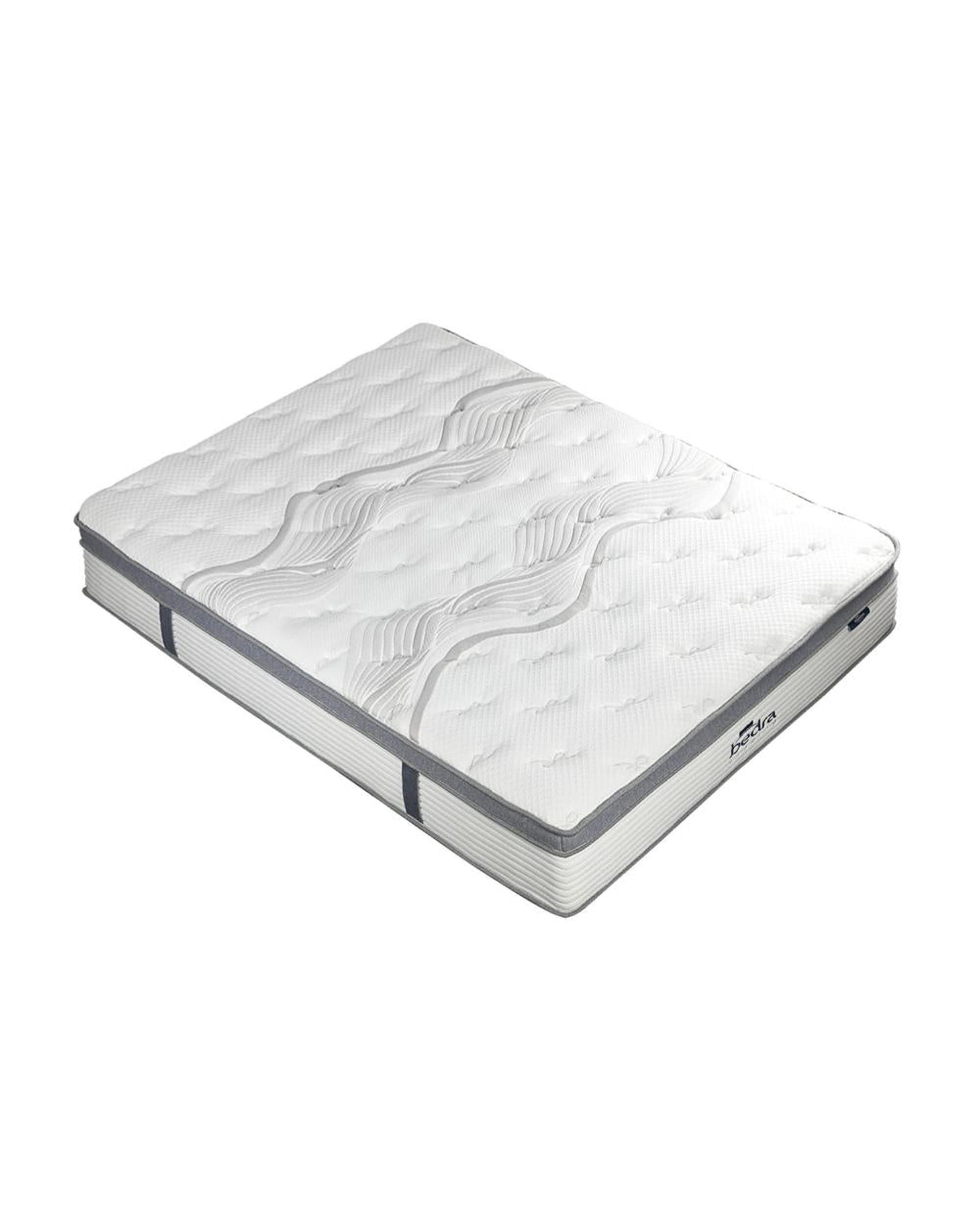 Bedra Mattresses Eden Mattress Euro Top Bed Mattress Pocket Spring Medium Firm 34cm 7 Zone