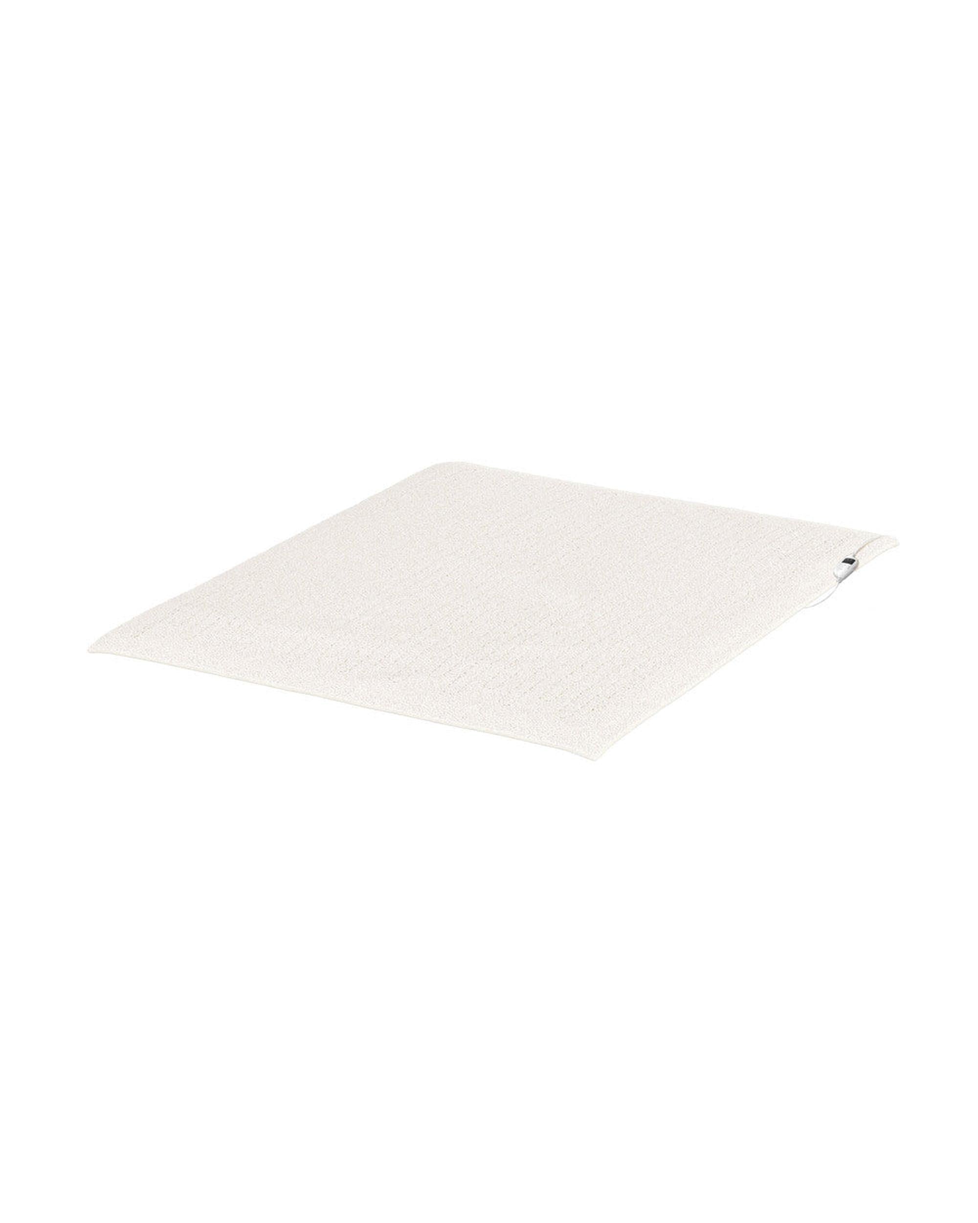 Bedra Electric Blanket Electric Heated Throw Rug Washable Flannel Cream