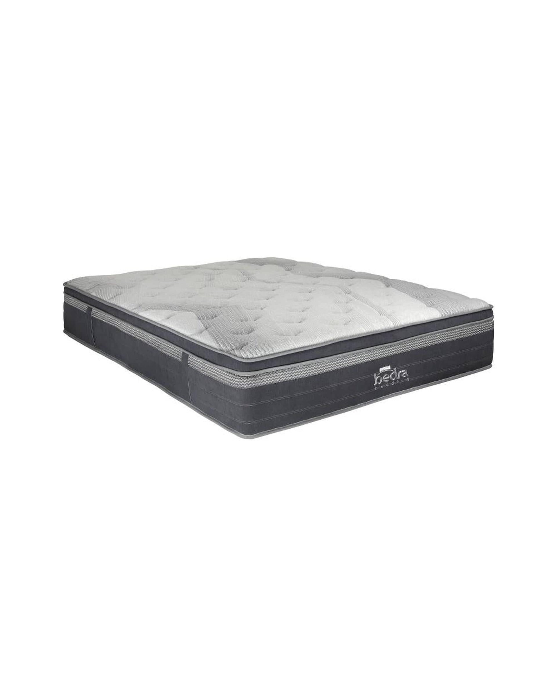 Bedra Mattresses Isabella Mattress Breathable Spring Euro Top Natural Latex Foam 36cm 7 zone