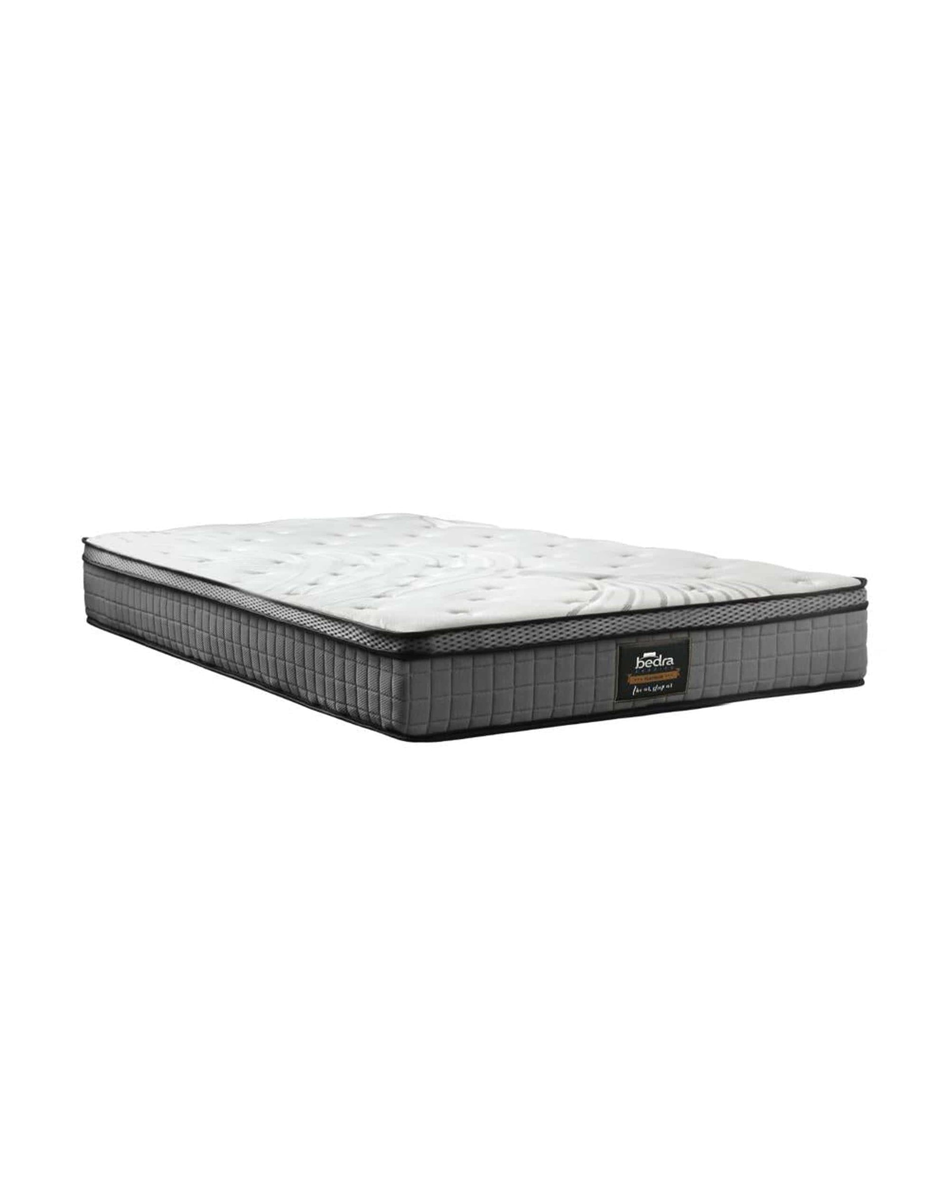 Bedra Mattresses Luna Mattress Bed Spring Mattress 4D Mesh Euro Top Medium Foam 22cm